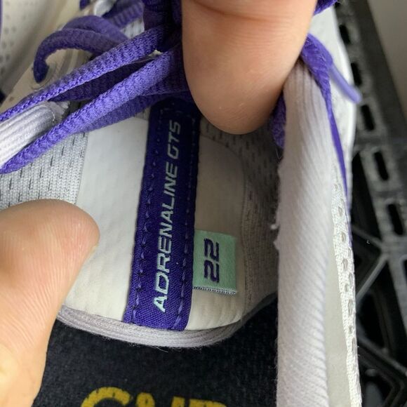 Brooks Adrenaline GTS 22 Running Shoes Gray Womens 9.5 Narrow 2A 1203532A045 - Picture 11 of 12